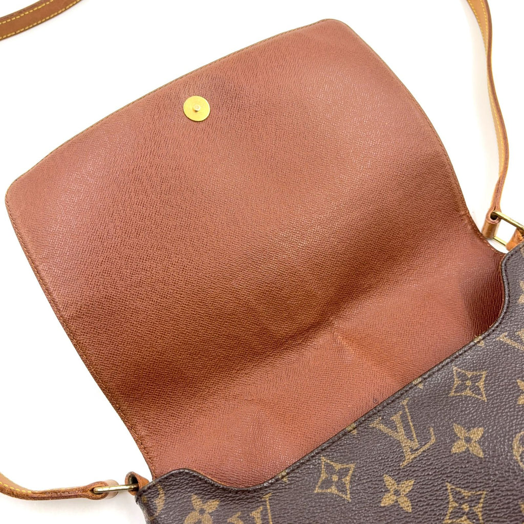 Louis Vuitton Musette Tango Long Strap Monogram Leather Brown — view 8