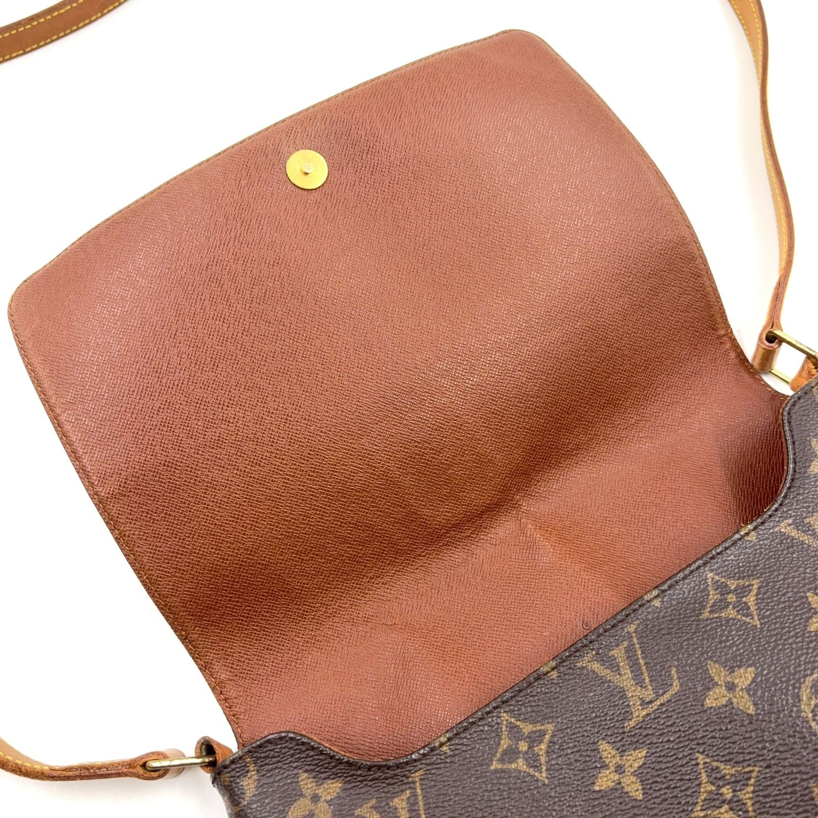 Louis Vuitton Musette Tango Long Strap Monogram Leather Brown — view 8