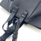 Loewe Hammock Compact Calfskin Black Shoulder Bag Silver — view 9
