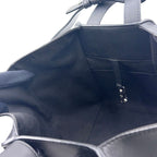 Loewe Hammock Compact Calfskin Black Shoulder Bag Silver — view 7
