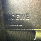Loewe Hammock Compact Calfskin Black Shoulder Bag Silver — view 4