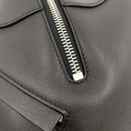 Loewe Hammock Compact Calfskin Black Shoulder Bag Silver — view 5