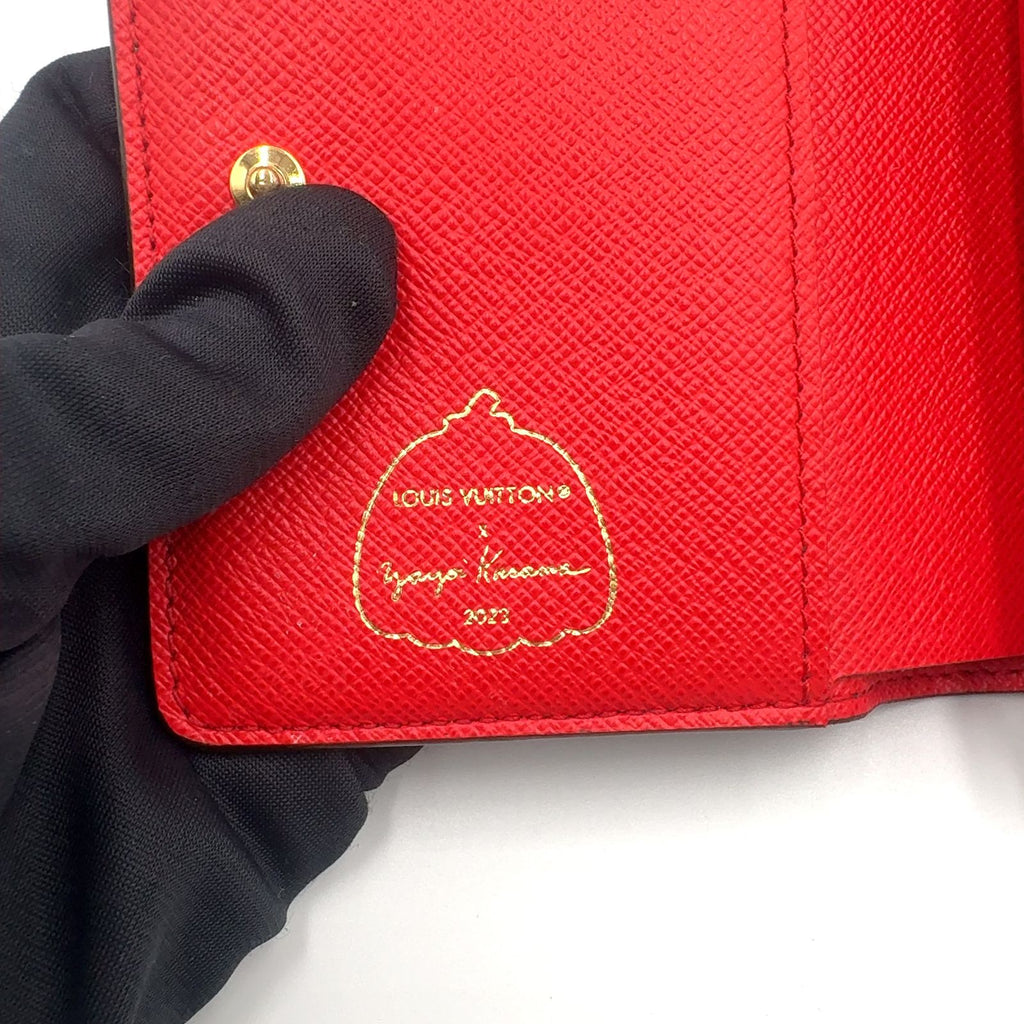 Louis Vuitton Portefeuille Yayoi Kusama Leather Brown Multicolor — view 4