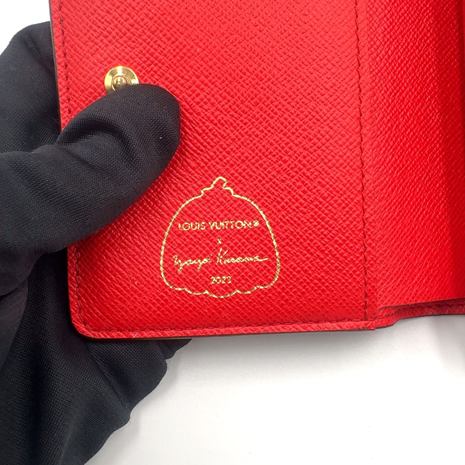 Louis Vuitton Portefeuille Yayoi Kusama Leather Brown Multicolor — view 4