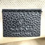 Gucci Logo Print Small Belt Bag Sherry Line Leather Black — view 4