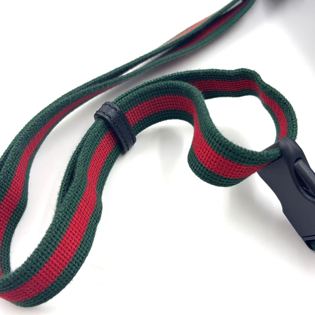 Gucci Logo Print Small Belt Bag Sherry Line Leather Black — view 9