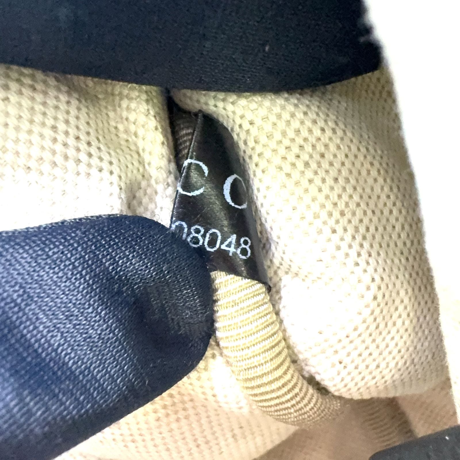 Gucci Logo Print Small Belt Bag Sherry Line Leather Black — view 6