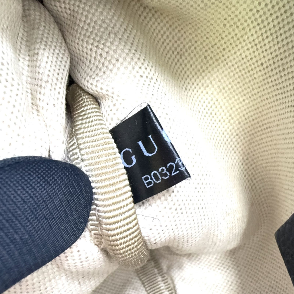 Gucci Logo Print Small Belt Bag Sherry Line Leather Black — view 5
