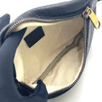 Gucci Logo Print Small Belt Bag Sherry Line Leather Black — view 3