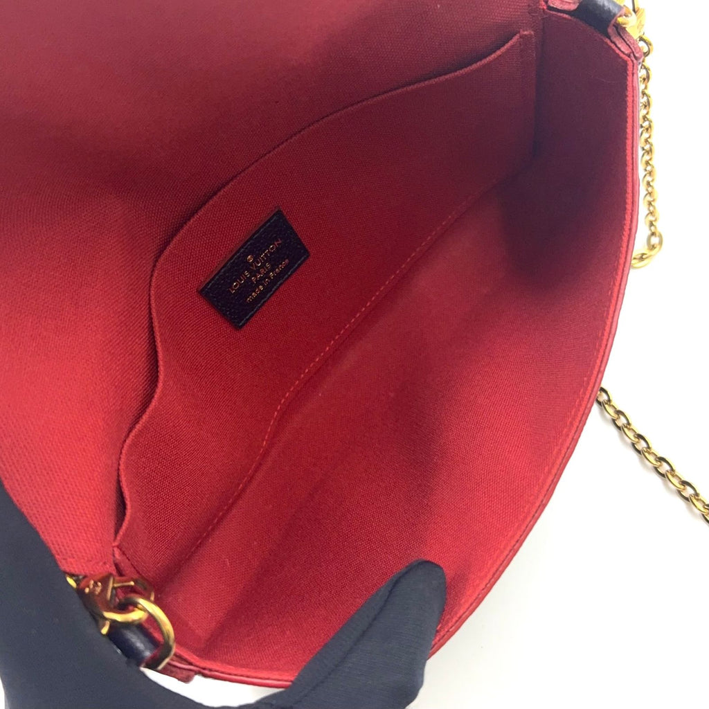 Louis Vuitton Pochette Felicie Monogram Empreinte Marine Inner — view 3