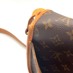 Louis Vuitton New Sologne Monogram Leather Brown Shoulder Bag Gold — view 8