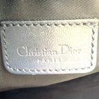 Dior Trotter Saddle Leather Canvas Navy Handbag Gold — view 4