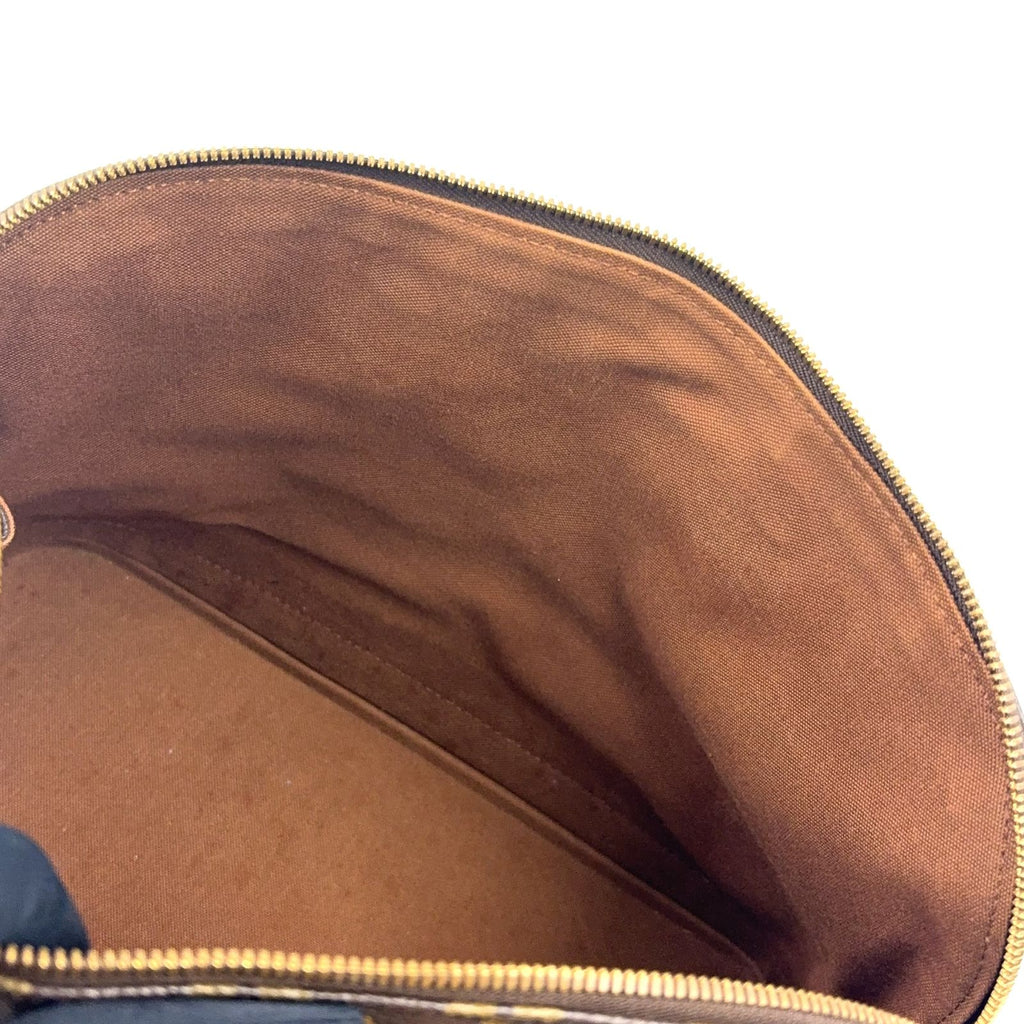 Louis Vuitton New Alma PM Monogram Leather Brown Light Handbag Gold — view 5