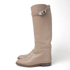 Hermes Jumping Short Boots 38 Kelly Ro Heels — view 2