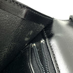 Dior Limited CD Logo Leather Black Shoulder Bag Gold — view 5
