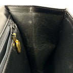 Dior Limited CD Logo Leather Black Shoulder Bag Gold — view 6