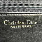Dior Limited CD Logo Leather Black Shoulder Bag Gold — view 4