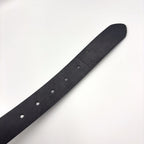 Fendi Limited Mamma Buckle Leather Black Belt Silver — view 4