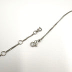 Dior Limited Belt Motif D Logo Rhinestone Metal Color Stone Clear Silver — view 8