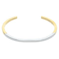 Celine Simple Form Rhodium Gold Finish Bracelet C4