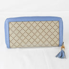 Gucci Wallet Canvas Leather Blue — view 2