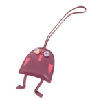 Hermes Owl Petit Ash Agneau Milo Purple Bag Charm