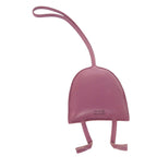 Hermes Owl Petit Ash Agneau Milo Purple Bag Charm — view 3