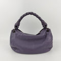 Bottega Veneta Handbag Purple Leather Vintage