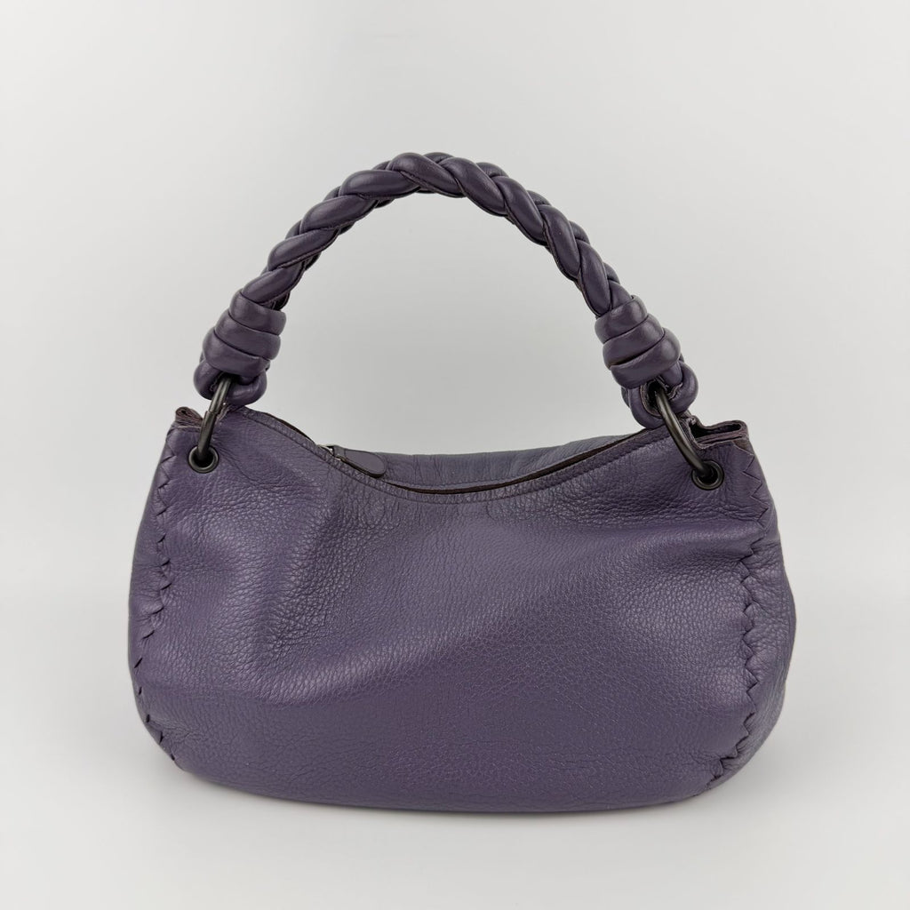 Bottega Veneta Handbag Purple Leather Vintage — view 2