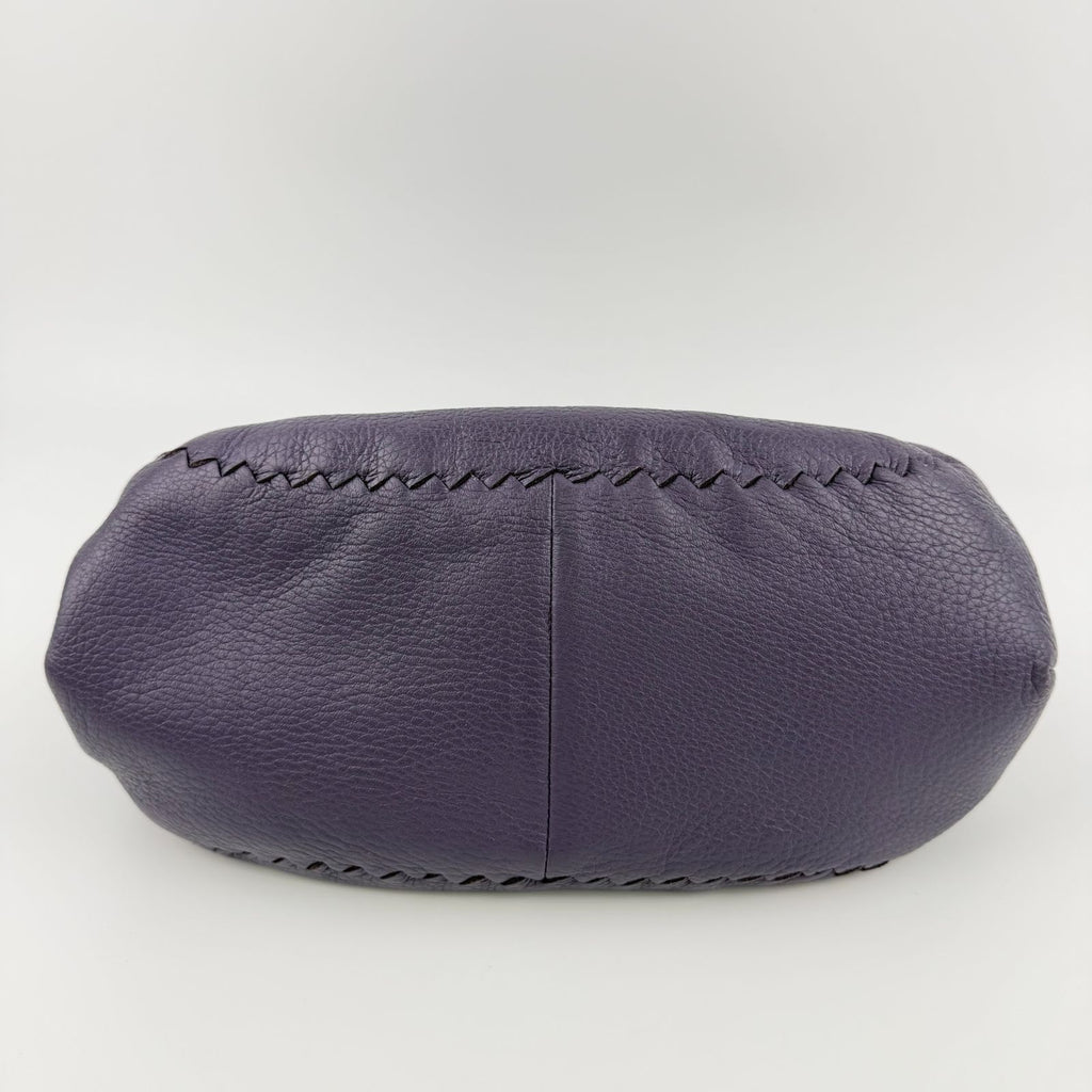 Bottega Veneta Handbag Purple Leather Vintage — view 5
