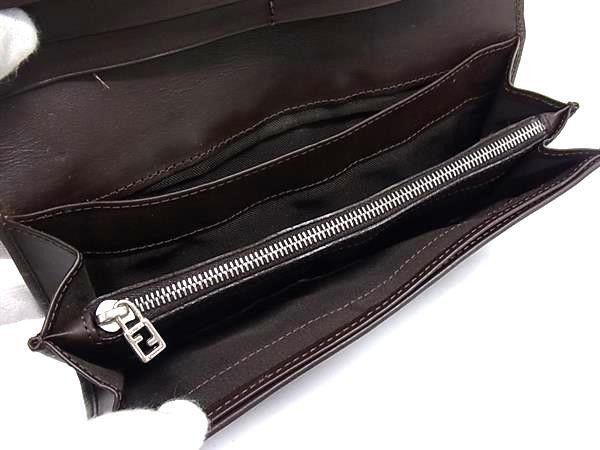 Fendi Wallet Zucca 99 Brown Canvas Leather — view 4