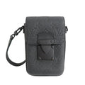 Louis Vuitton S Lock Vertical Wearable Wallet Shoulder Black