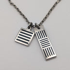 Louis Vuitton Collier Damier Colors Silver Necklace — view 2