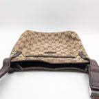 Gucci GG Canvas Shoulder Bag Crossbody Cross Brown — view 4