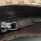 Gucci GG Canvas Shoulder Bag Crossbody Cross Brown — view 6