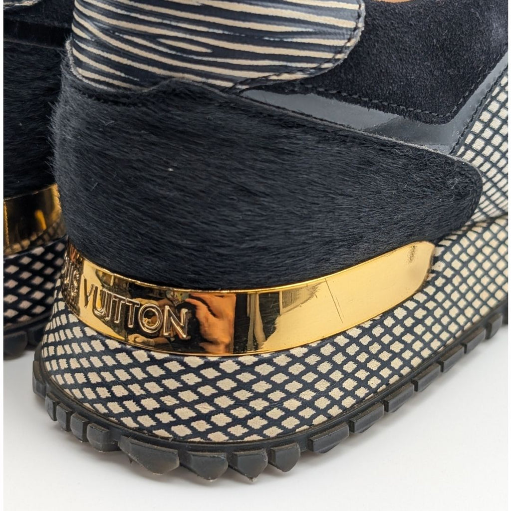 Louis Vuitton Run Away Line Epi Leather Calf Hair Sneakers — view 6