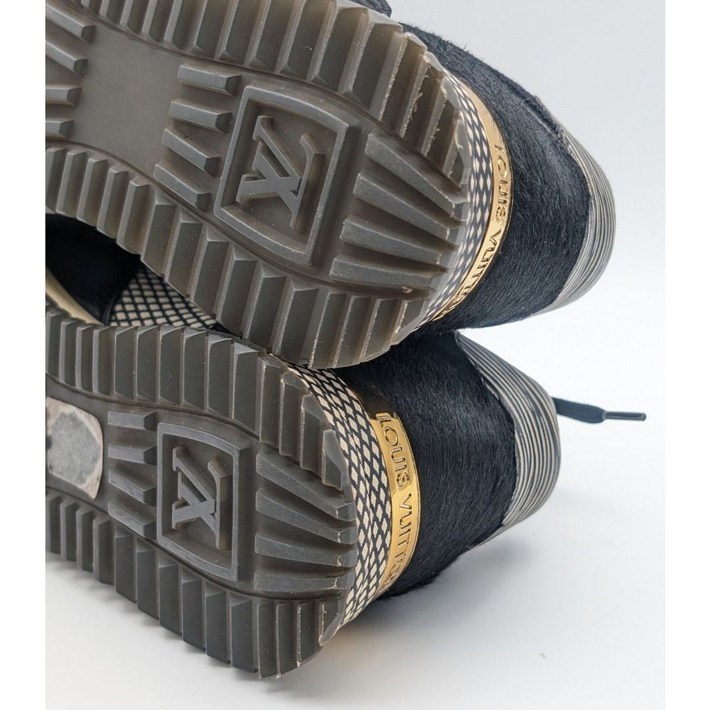 Louis Vuitton Run Away Line Epi Leather Calf Hair Sneakers — view 9