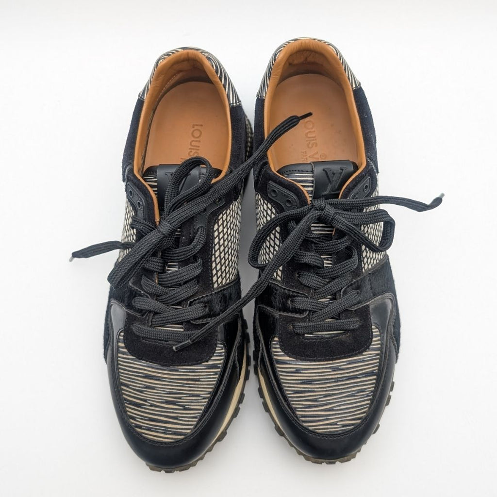 Louis Vuitton Run Away Line Epi Leather Calf Hair Sneakers — view 5