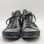 Hermes Quick Sneakers Suede Leather Black Shoes — view 3