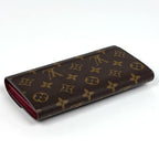 Louis Vuitton Portefeuille Sarah Wallet Monogram Brown Fuchsia — view 2