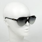 Louis Vuitton Logo Gradient Sunglasses Eyewear Acetate Bordeaux — view 5