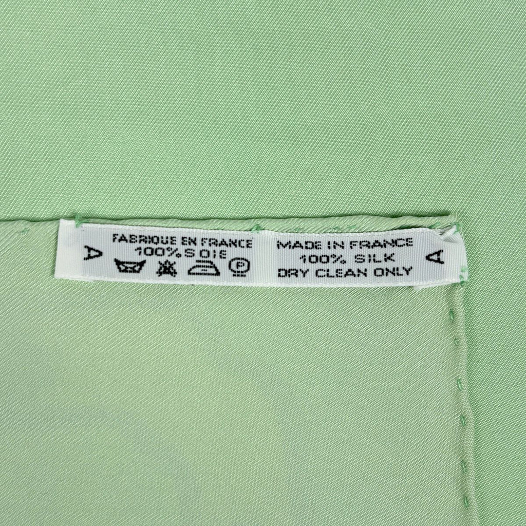 Hermes Carre 90 Bonsai Time Scarf Silk Green Multicolor — view 2