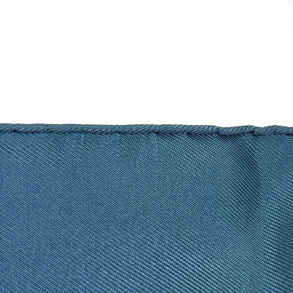 Hermes Carre 90 Presentation de Chevavx Horse Scarf Silk Blue Multicolor — view 4