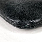 Saint Laurent Logo Shoulder Bag Fringe Leather Black — view 3