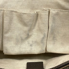 Gucci GG Pattern Brea Tote Canvas Beige Brown — view 8