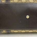 Gucci GG Pattern Brea Tote Canvas Beige Brown — view 4