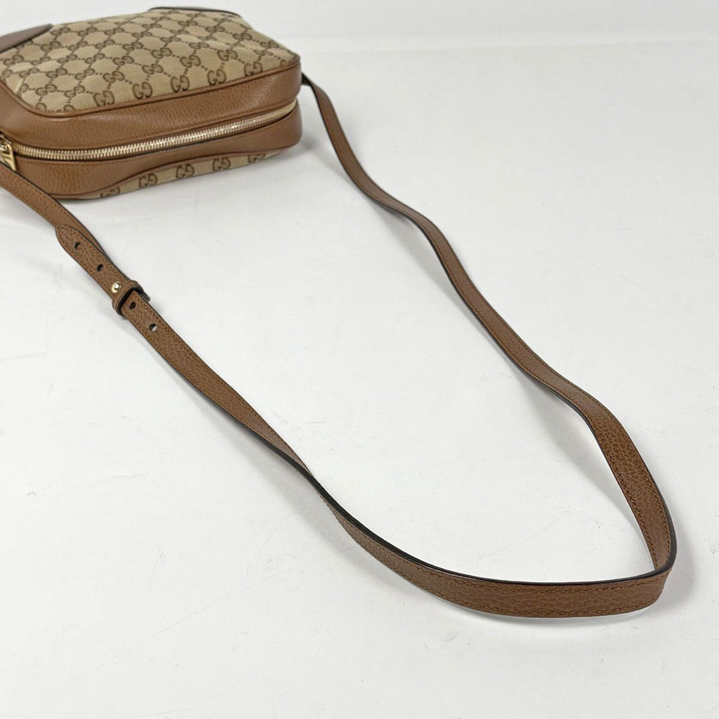 Gucci GG Pattern Shoulder Bag Canvas Brown — view 6