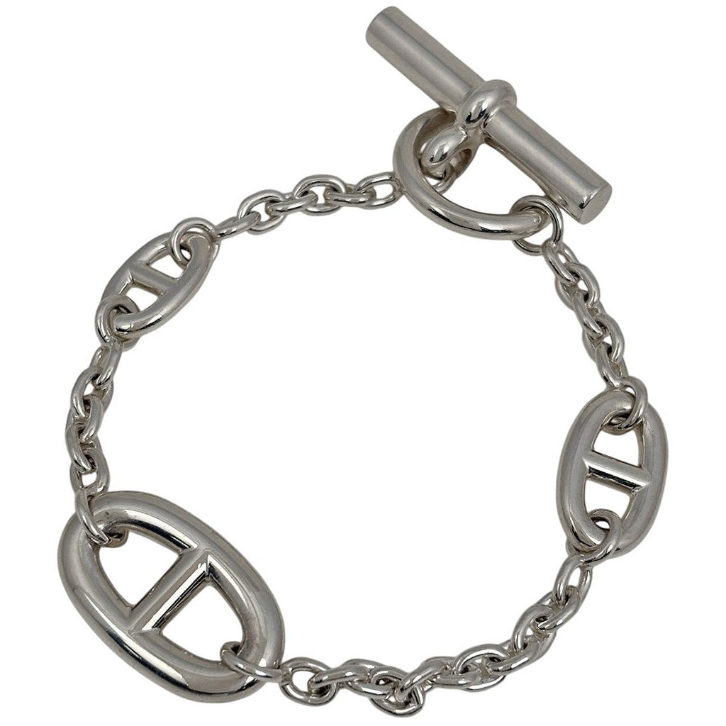 Hermes Farandole Multi Bracelet Chaine D'ancre 925 Sterling Silver