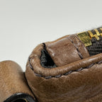 Prada Logo Handbag 2-Way Leather Brown — view 6