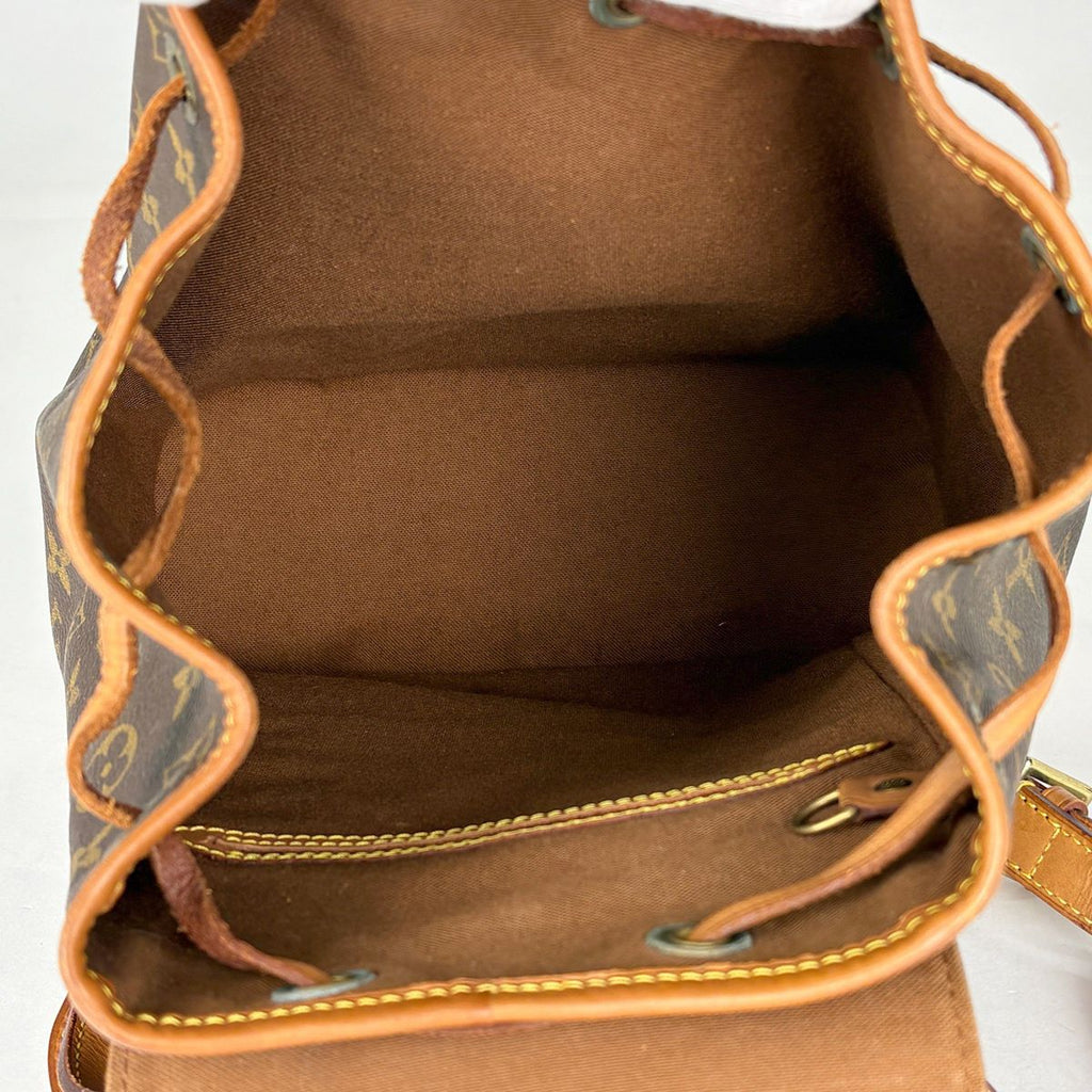 Louis Vuitton Montsouris MM Backpack Monogram Brown — view 8